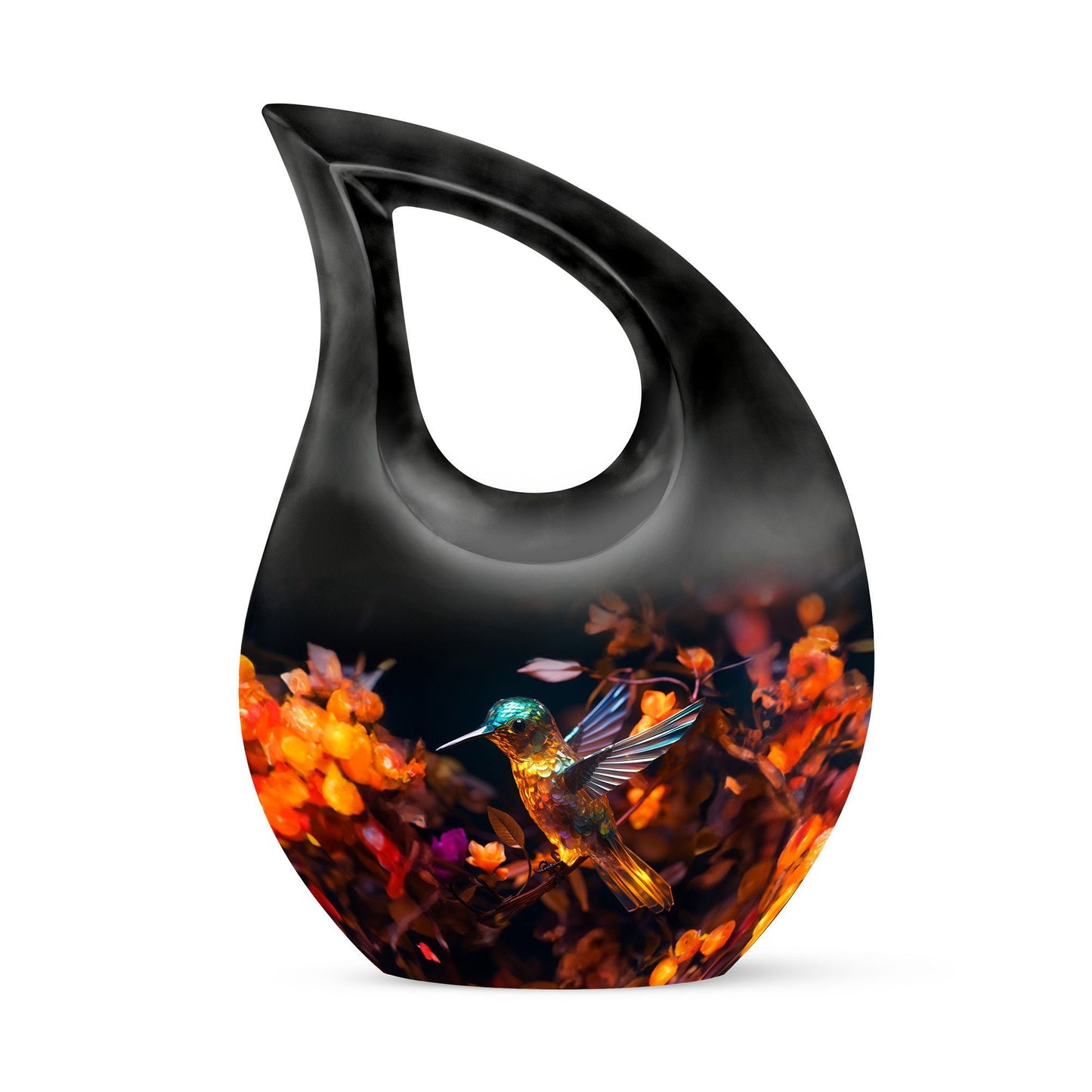 10 Inch Aluminium Humming Bird Urn 