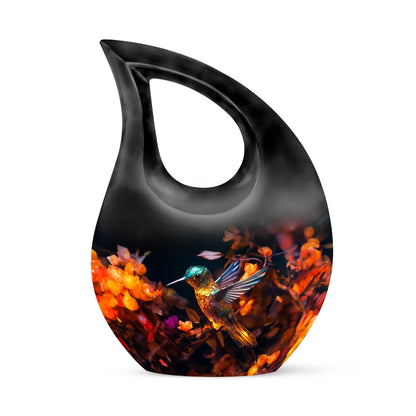 10 Inch Aluminium Humming Bird Urn 