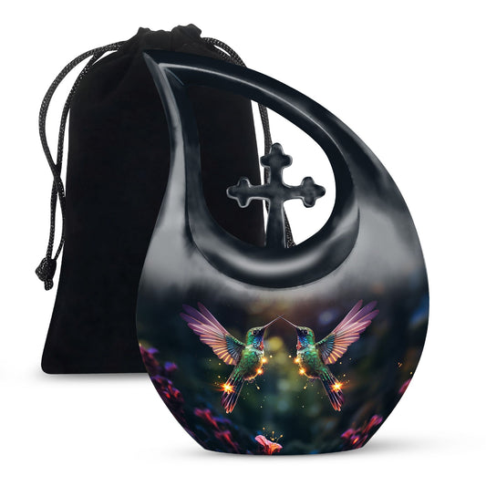 10 Inch Humming Bird Urn 