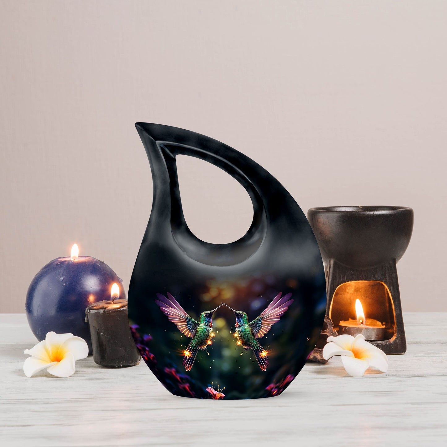 10 Inch Humming Bird Urn 