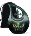 10 Inch Blue Humming Bird Memorial Urn 