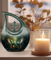 10 Inch Blue Humming Bird Memorial Urn 
