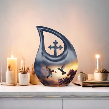 10-Inch Humming Bird Urn