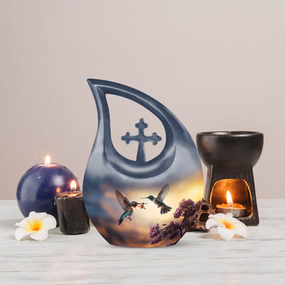 10-Inch Humming Bird Urn