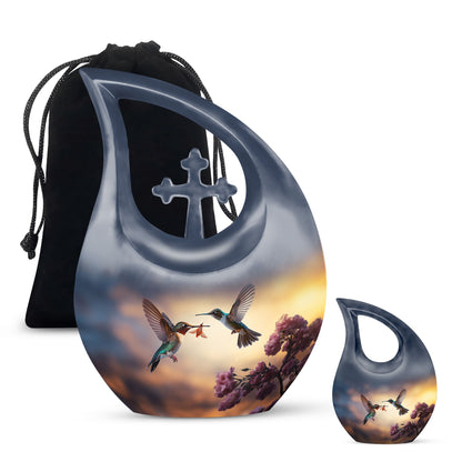 10-Inch Humming Bird Urn