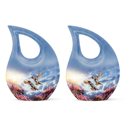 10-inch humming bird urn