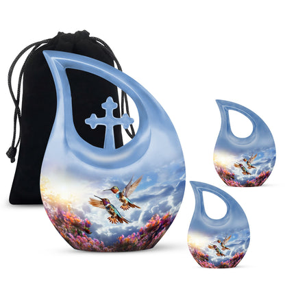 10-inch humming bird urn