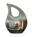10-inch Cardinal Bird Urn 