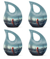Cardinal Bird Memorial Urn For Funeral - City Cremation Urn For Men