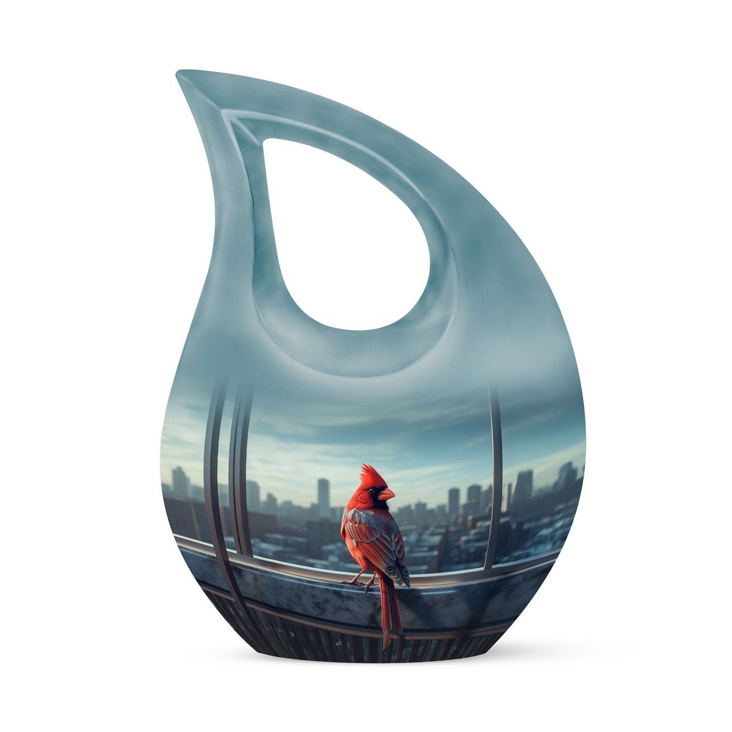 10-inch Cardinal Bird-theme Memorial Urn