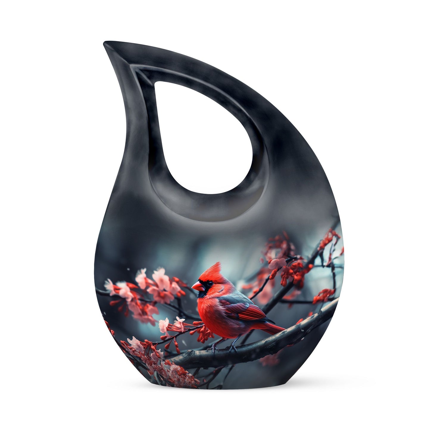 10-inch Cardinal Bird Urn