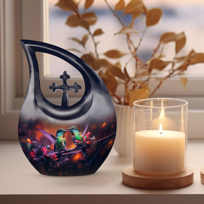 10-inch Aluminium Humming Bird Urn