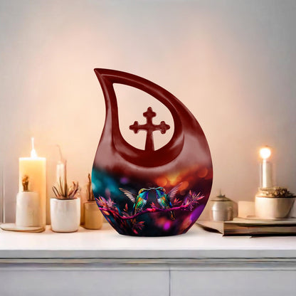 10 inch Humming Bird Urn 