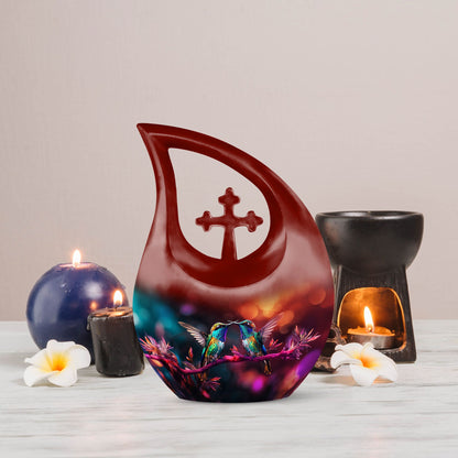 10 inch Humming Bird Urn 