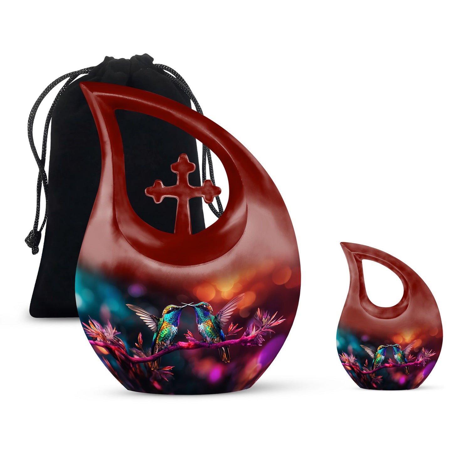 10 inch Humming Bird Urn 