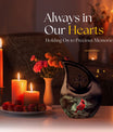 10-inch Cardinal Bird themed Cross Drop Urn