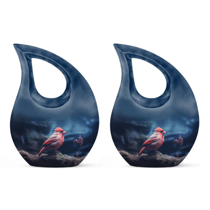 10-inch Cardinal Bird Urn 
