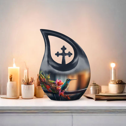 10-inch Humming Bird Cross Drop design 