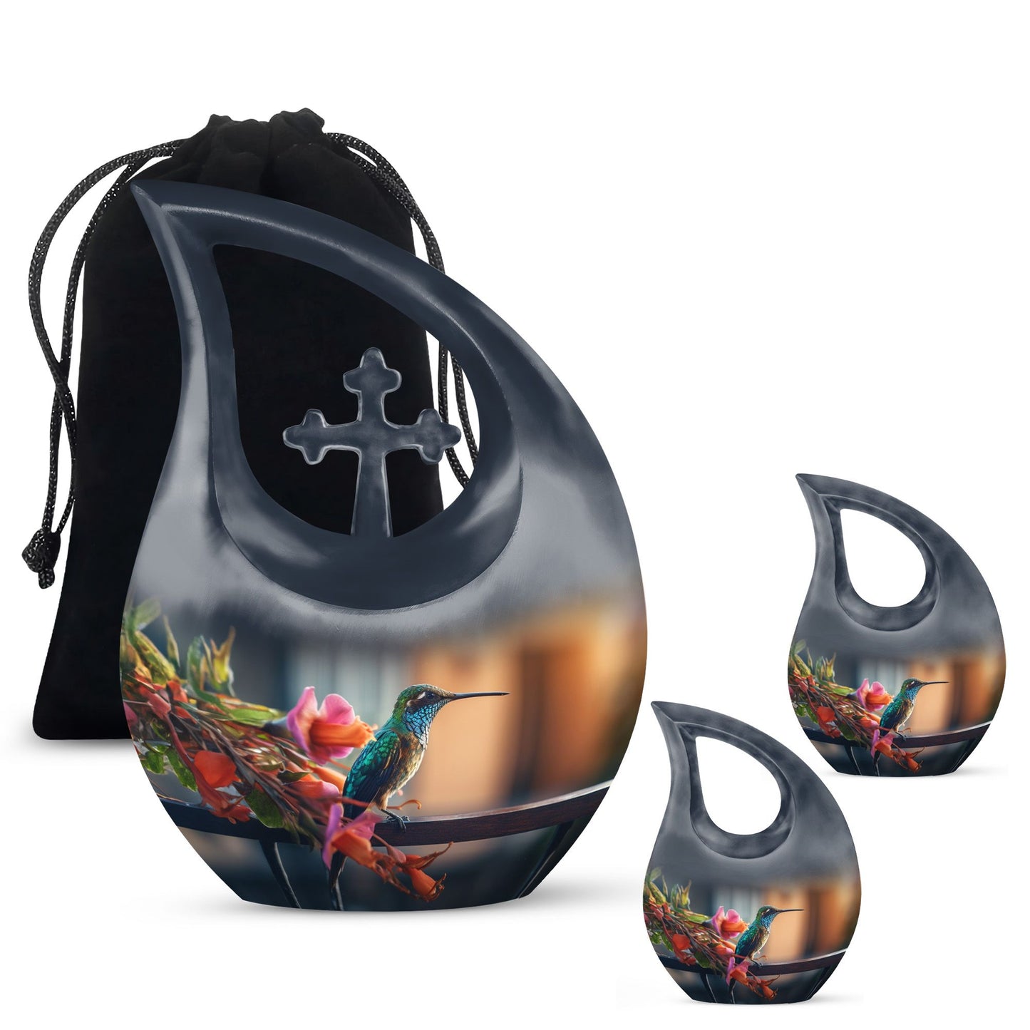 10-inch Humming Bird Cross Drop design 