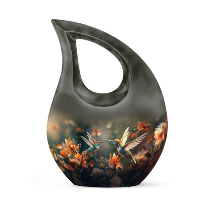 10-inch Aluminium Humming Bird Urn