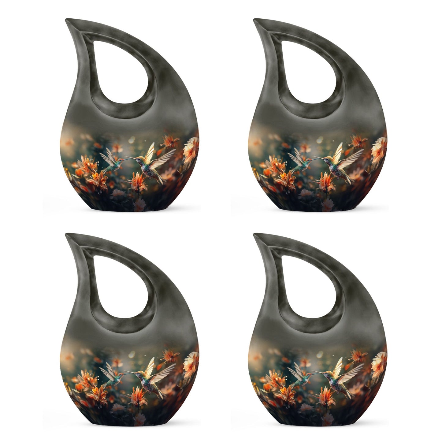 10-inch Aluminium Humming Bird Urn