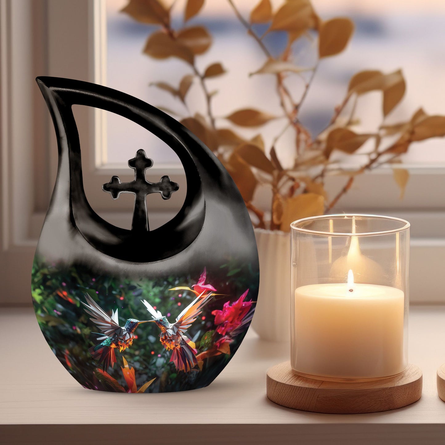 10-inch Humming Bird Urn