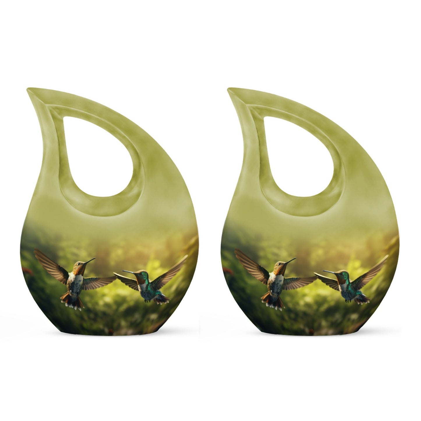 10-inch large Humming Bird Urn, 