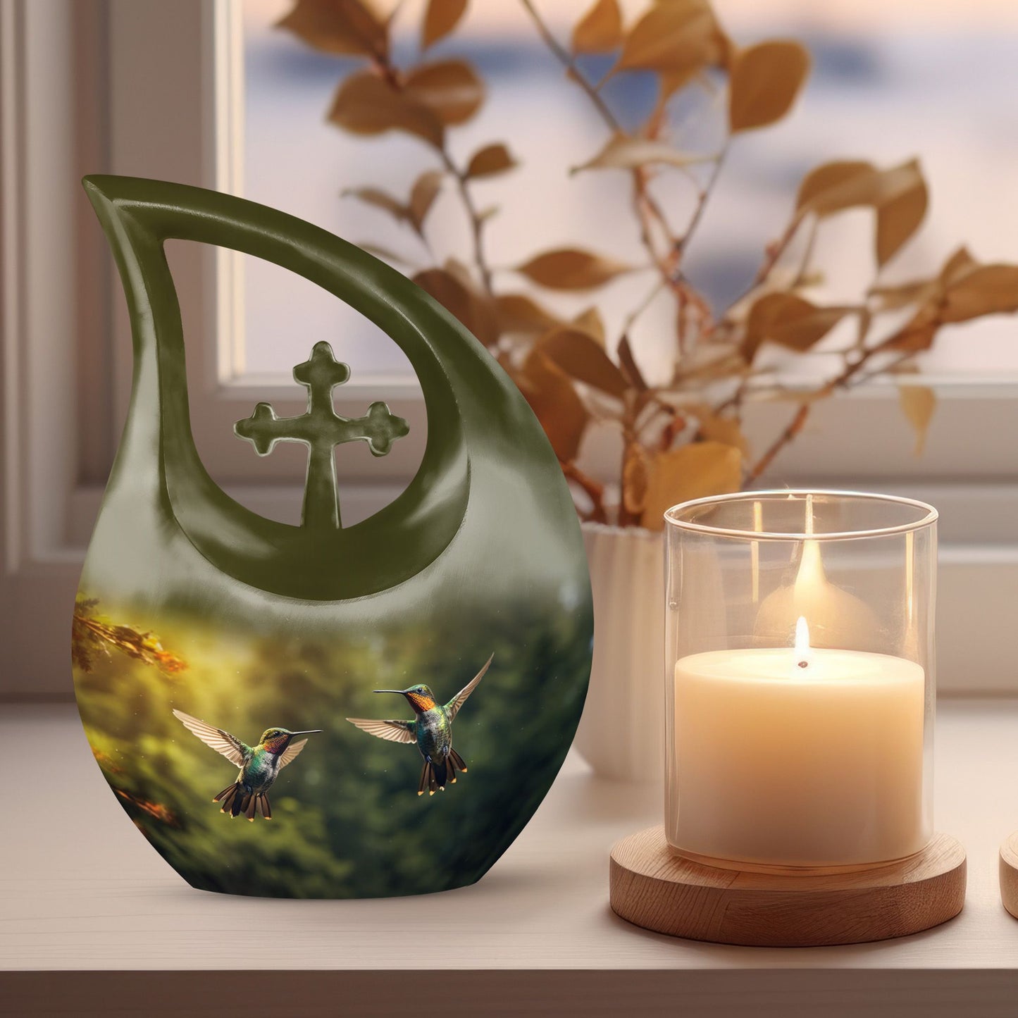 Humming Bird Urn