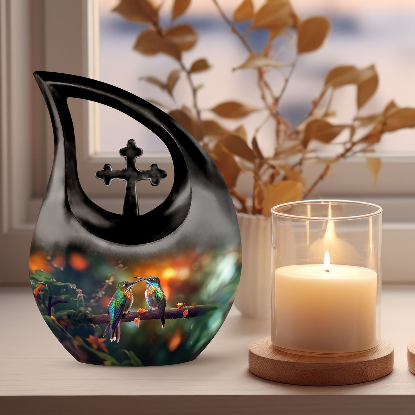 10-inch Humming Bird Urn