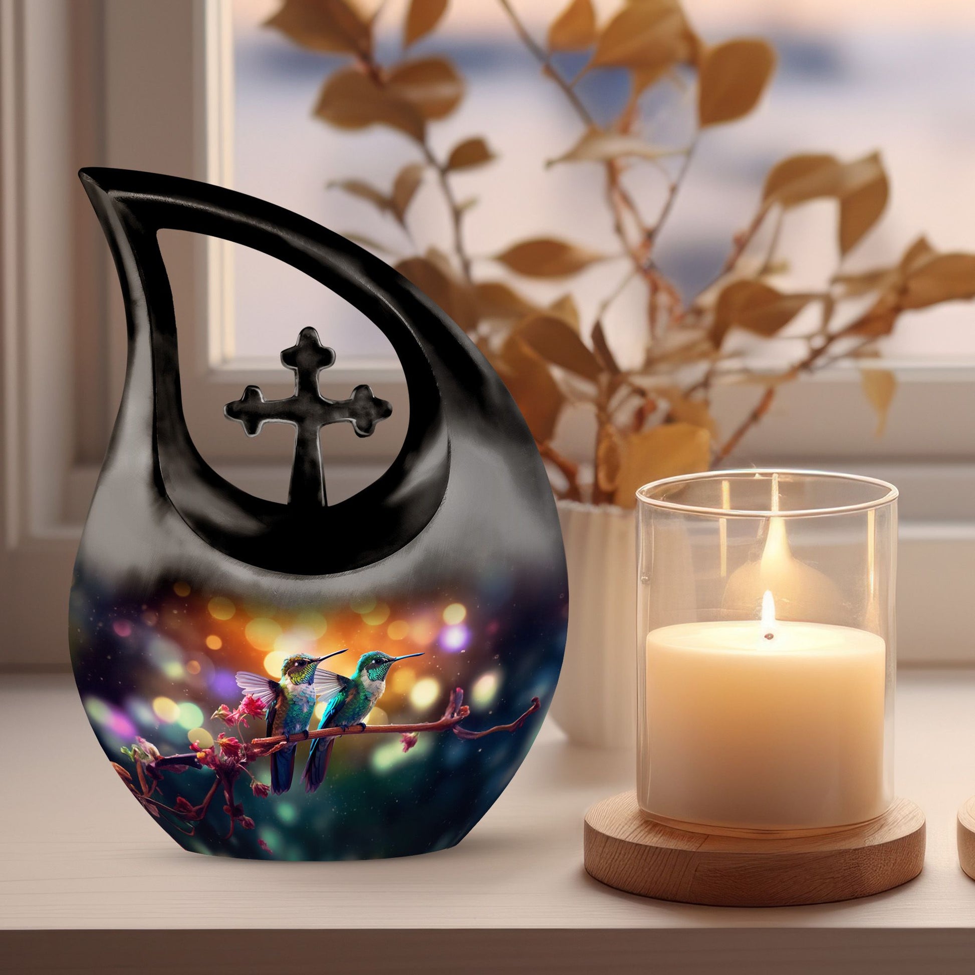 10-inch Humming Bird Urn 