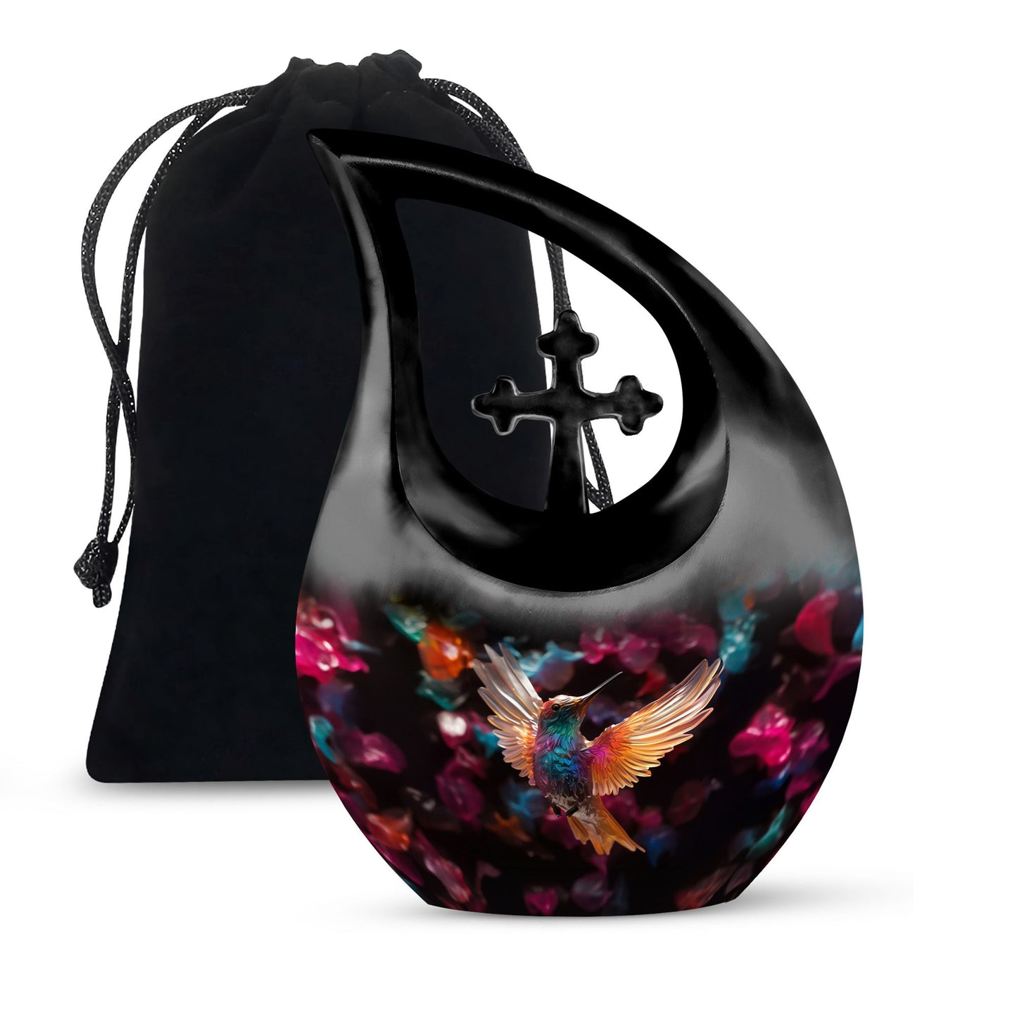 10 Inch Humming Bird Urn