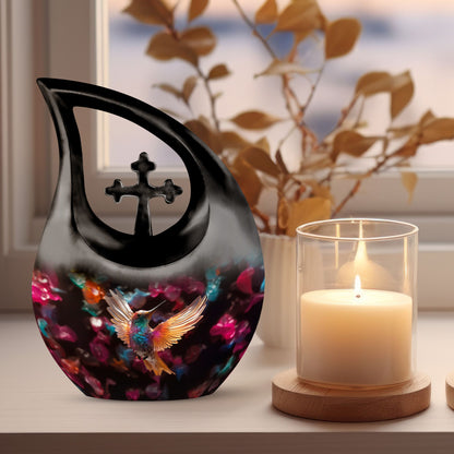 10 Inch Humming Bird Urn