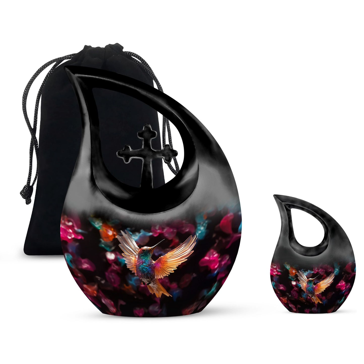 10 Inch Humming Bird Urn