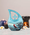 10-inch Cardinal Bird Urn
