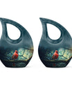 10-inch Cardinal Bird Urn