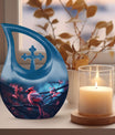 10-inch Cardinal Bird Urn 