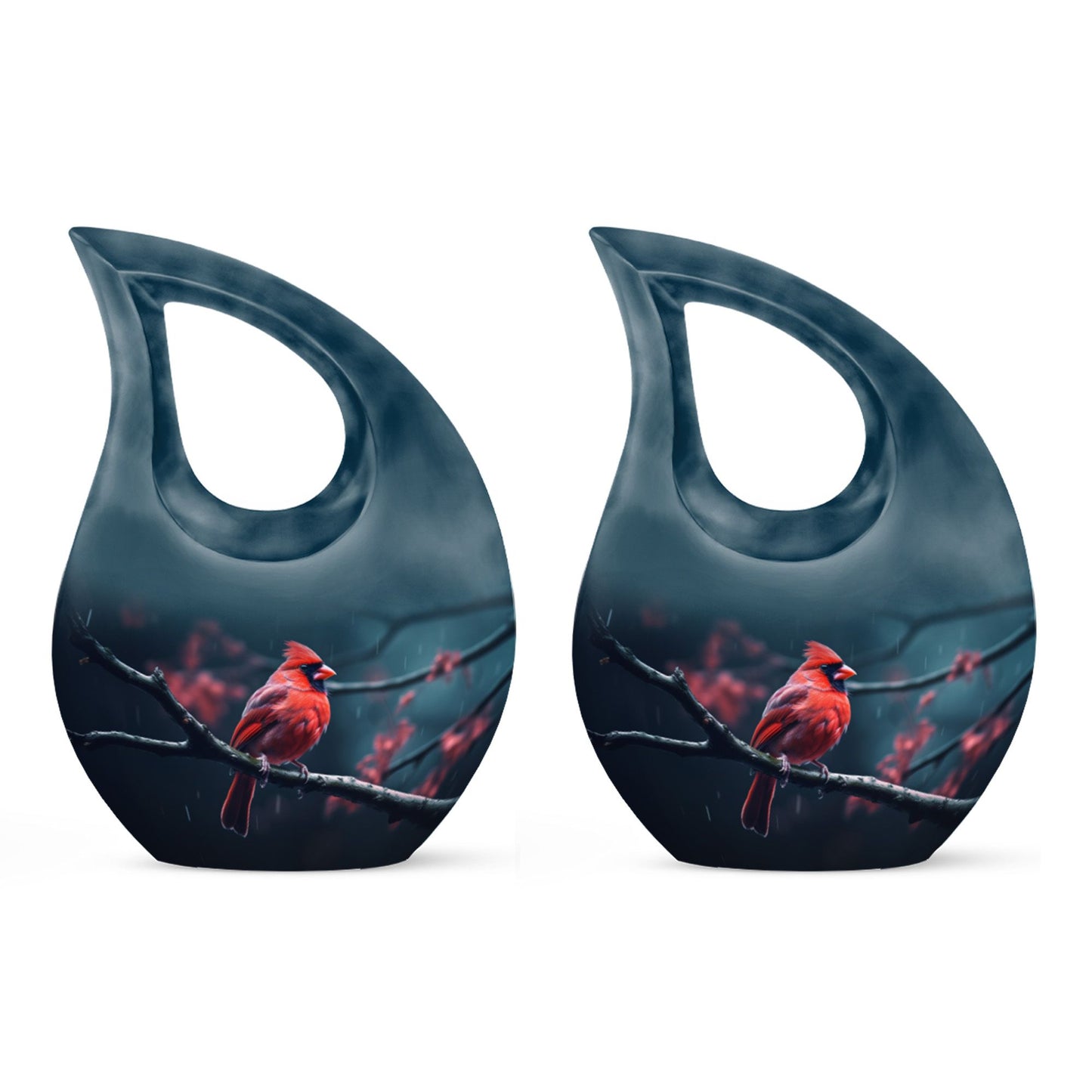 10 Inch Cardinal Bird Urn