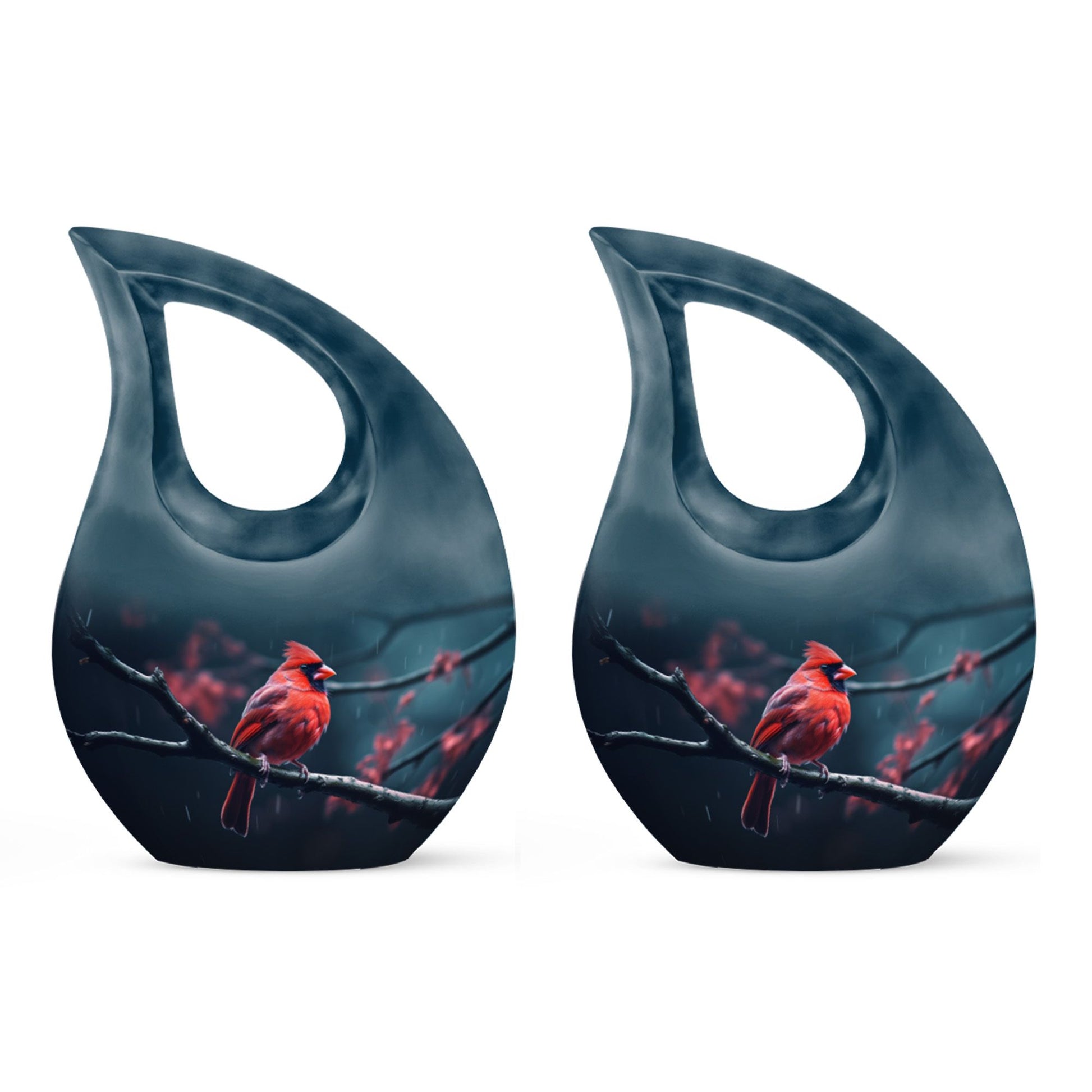 10 Inch Cardinal Bird Urn