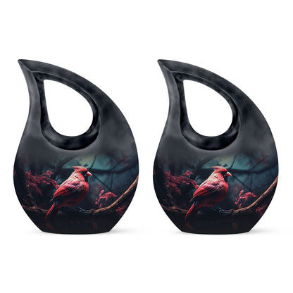 10 Inch Cardinal Bird Urn 
