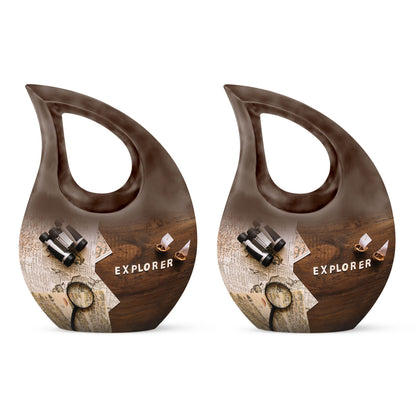 10-inch Being An Explorer Urn,