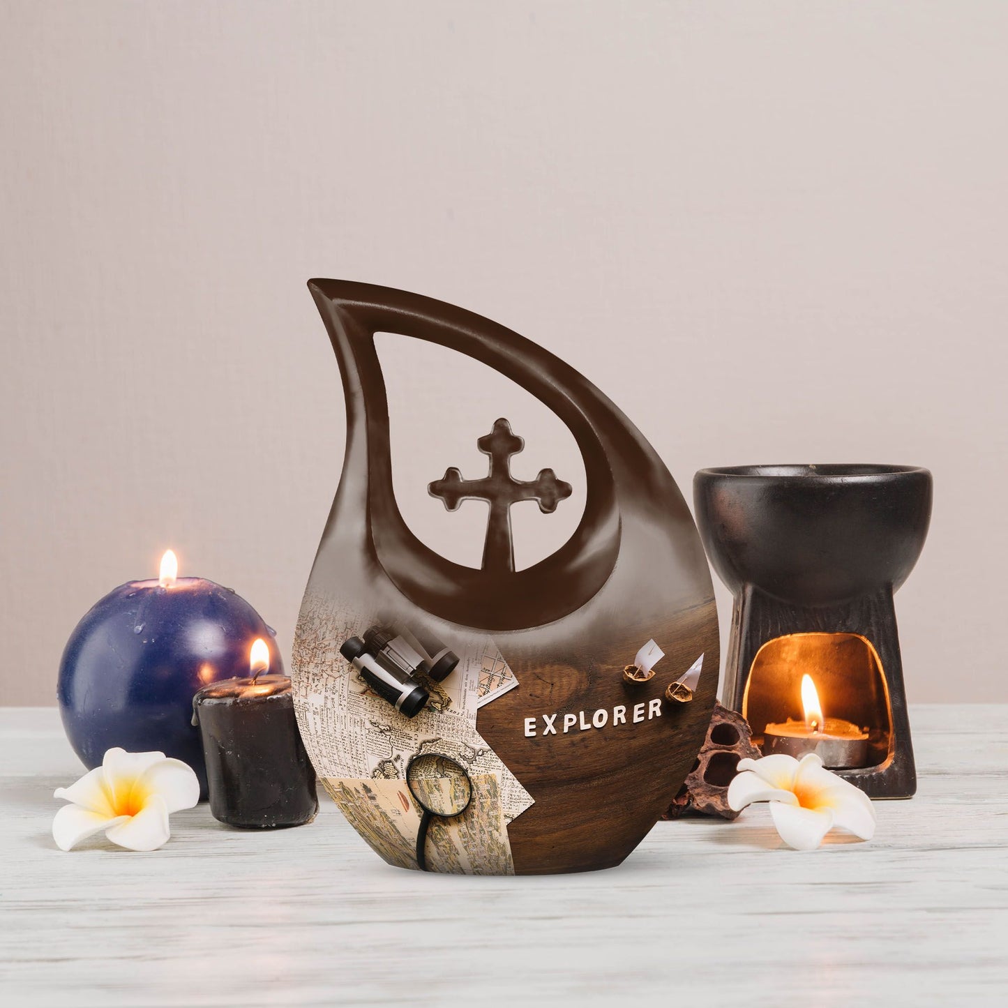 10-inch Being An Explorer Urn,