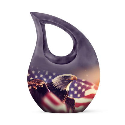 10-inch eagle urn 