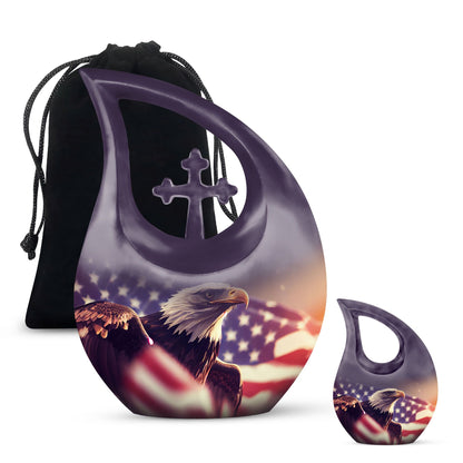 10-inch eagle urn 