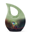 10-inch Cross Drop Humming Bird Urn 