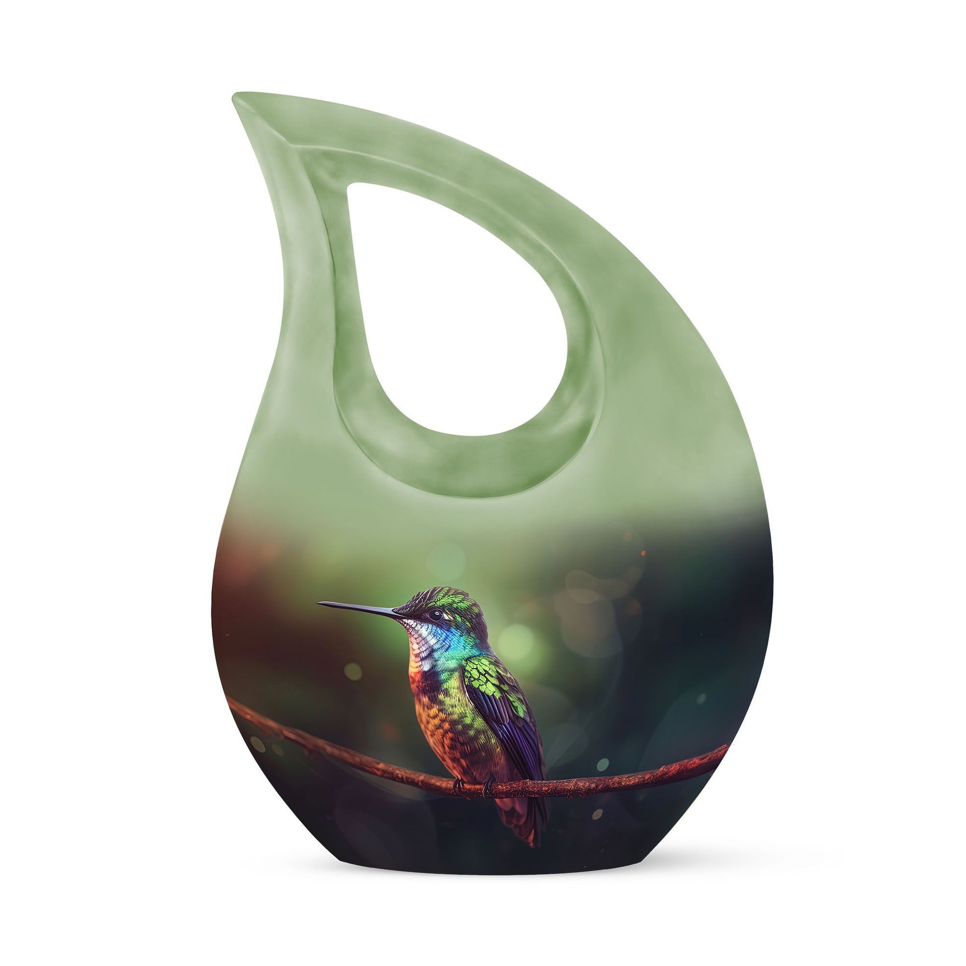10-inch Cross Drop Humming Bird Urn 
