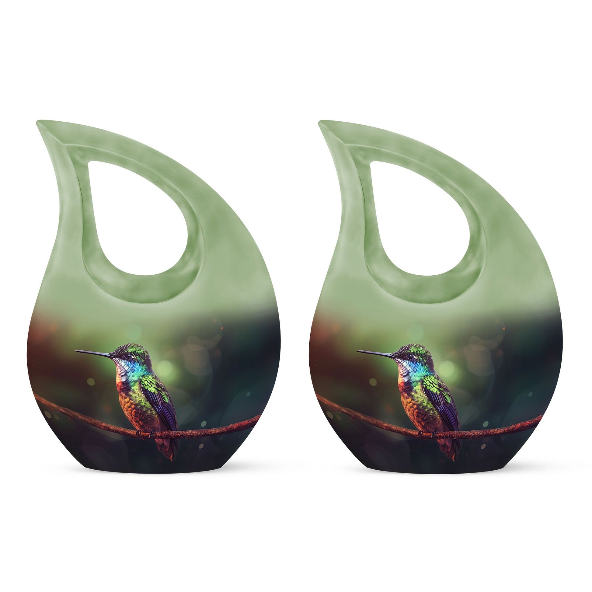 10-inch Cross Drop Humming Bird Urn 