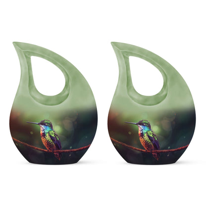 10-inch Cross Drop Humming Bird Urn 