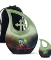 10-inch Cross Drop Humming Bird Urn 