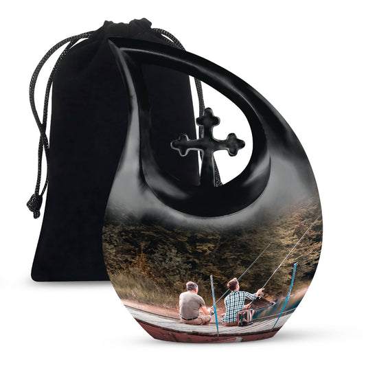 Father and Son memorial urn