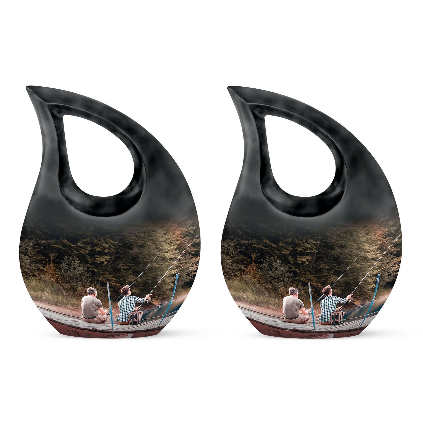 Father and Son memorial urn